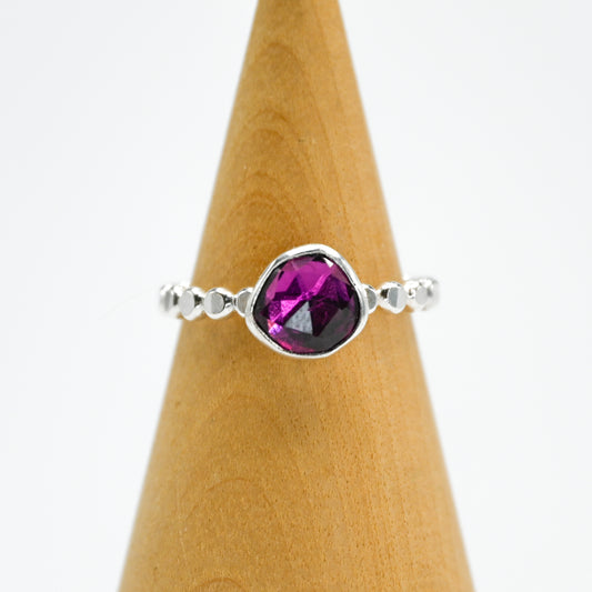Rose cut garnet size 7.25