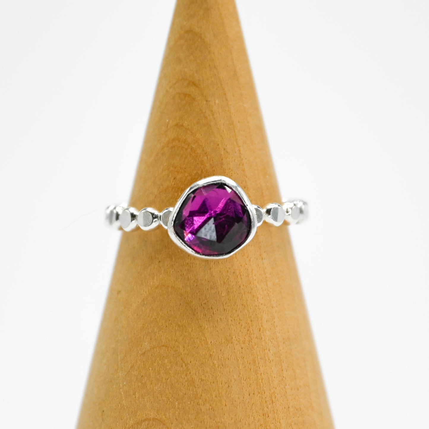 Rose cut garnet size 7.25