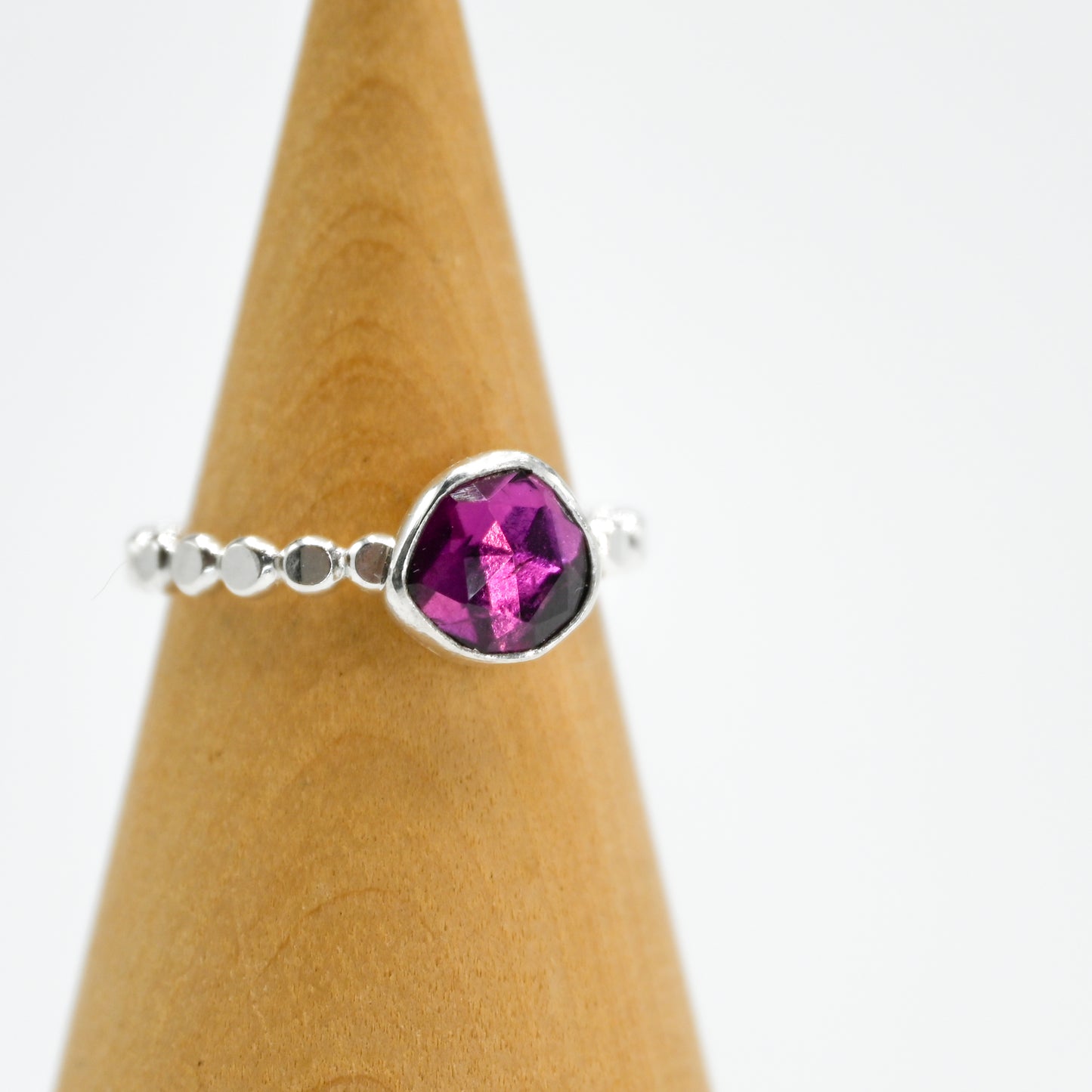 Rose cut garnet size 7.25