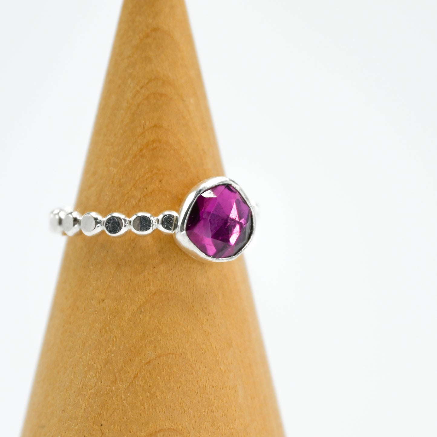 Rose cut garnet size 7.25