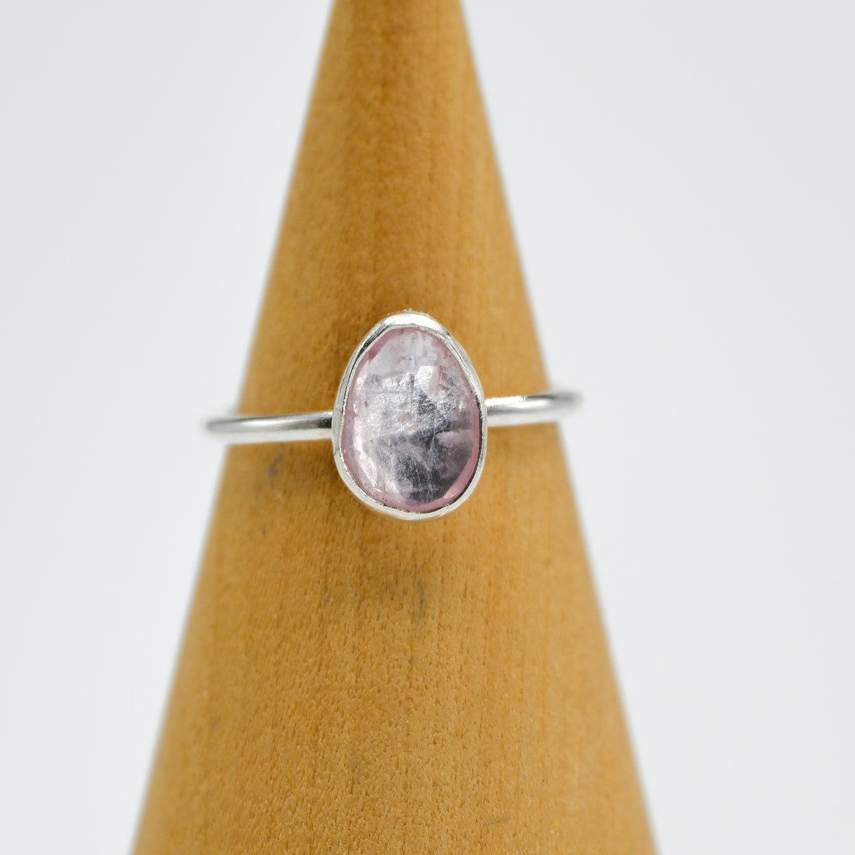 Rose cut morganite size 7.25