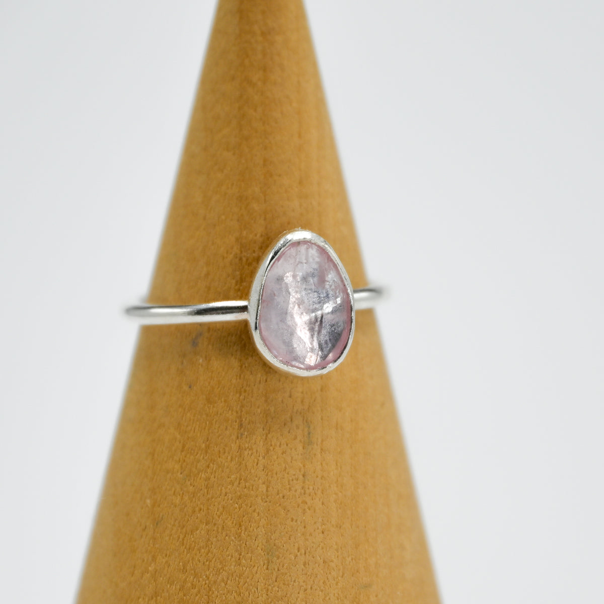 Rose cut morganite size 7.25