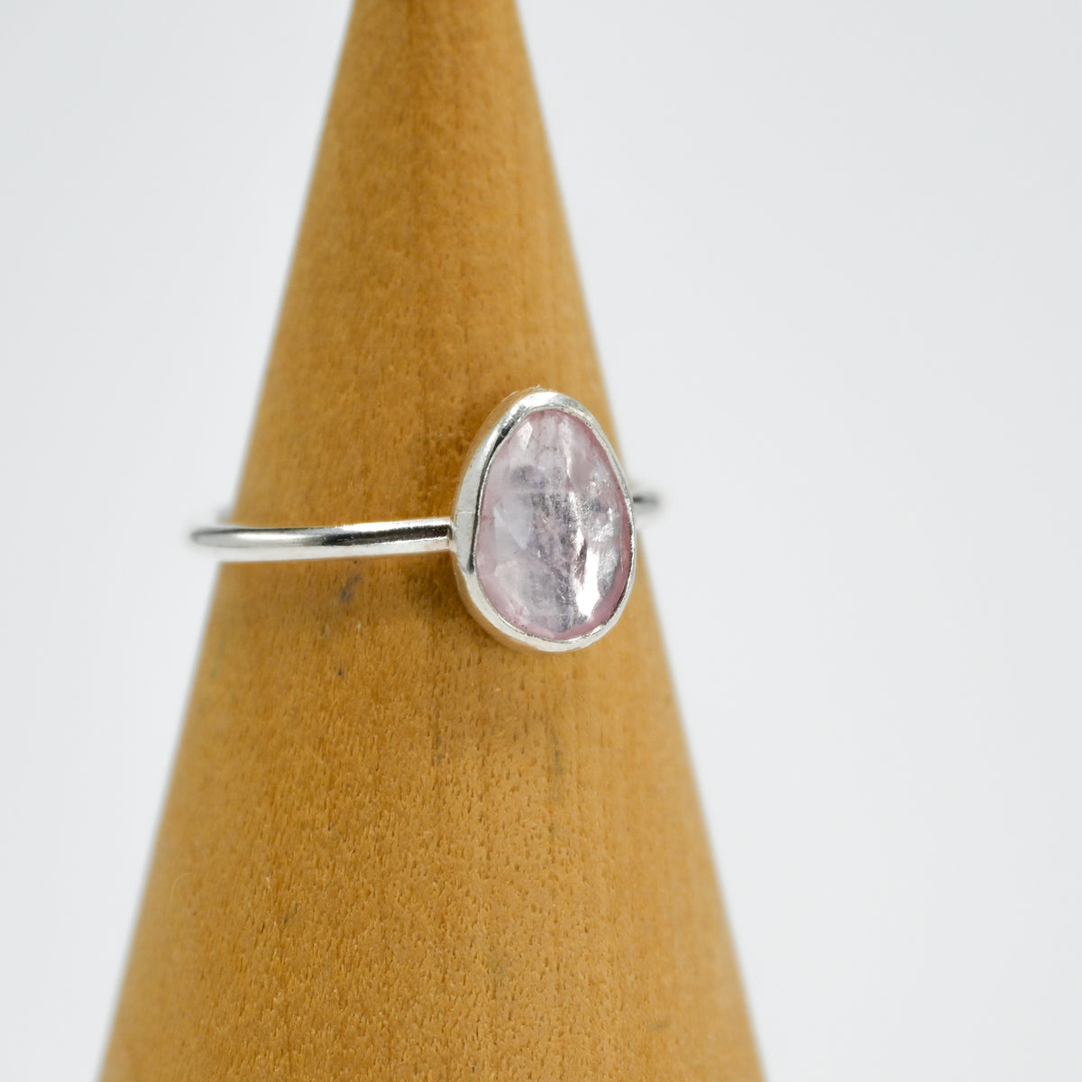 Rose cut morganite size 7.25