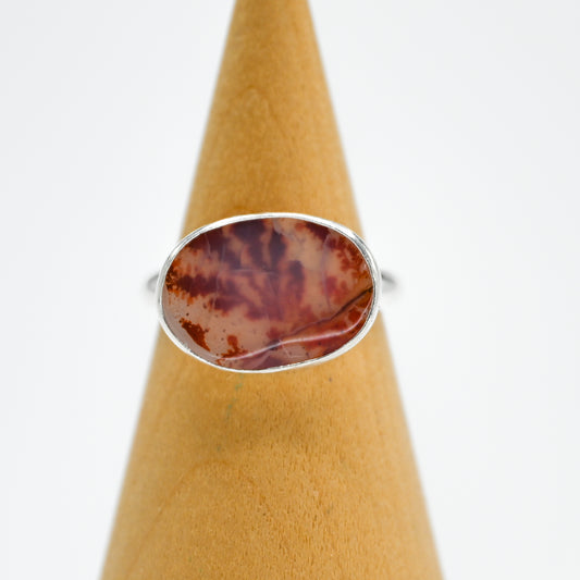 XL horizontal dendritic agate size 7.5