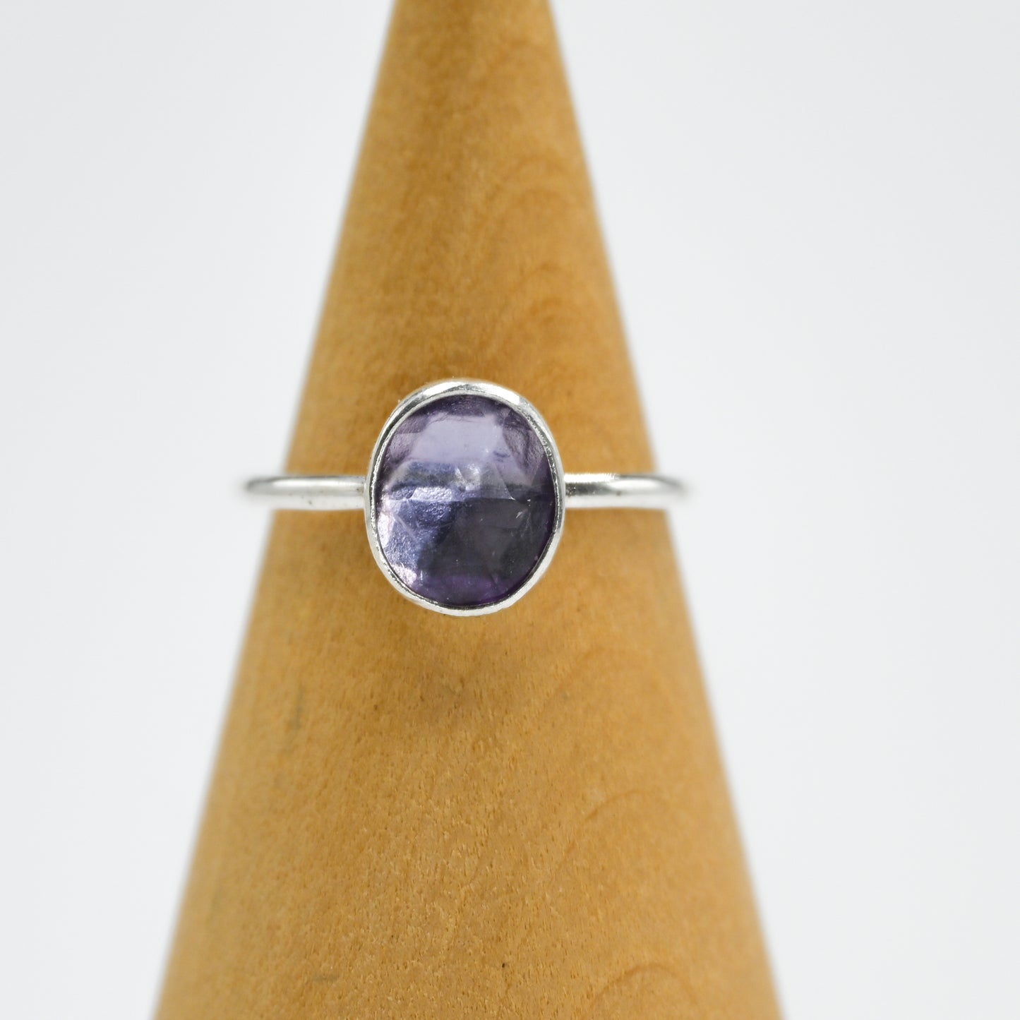 Rose cut amethyst size 7.5