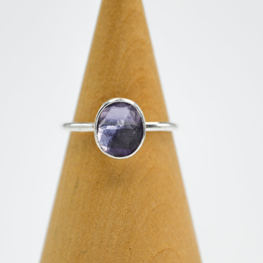 Rose cut amethyst size 7.5