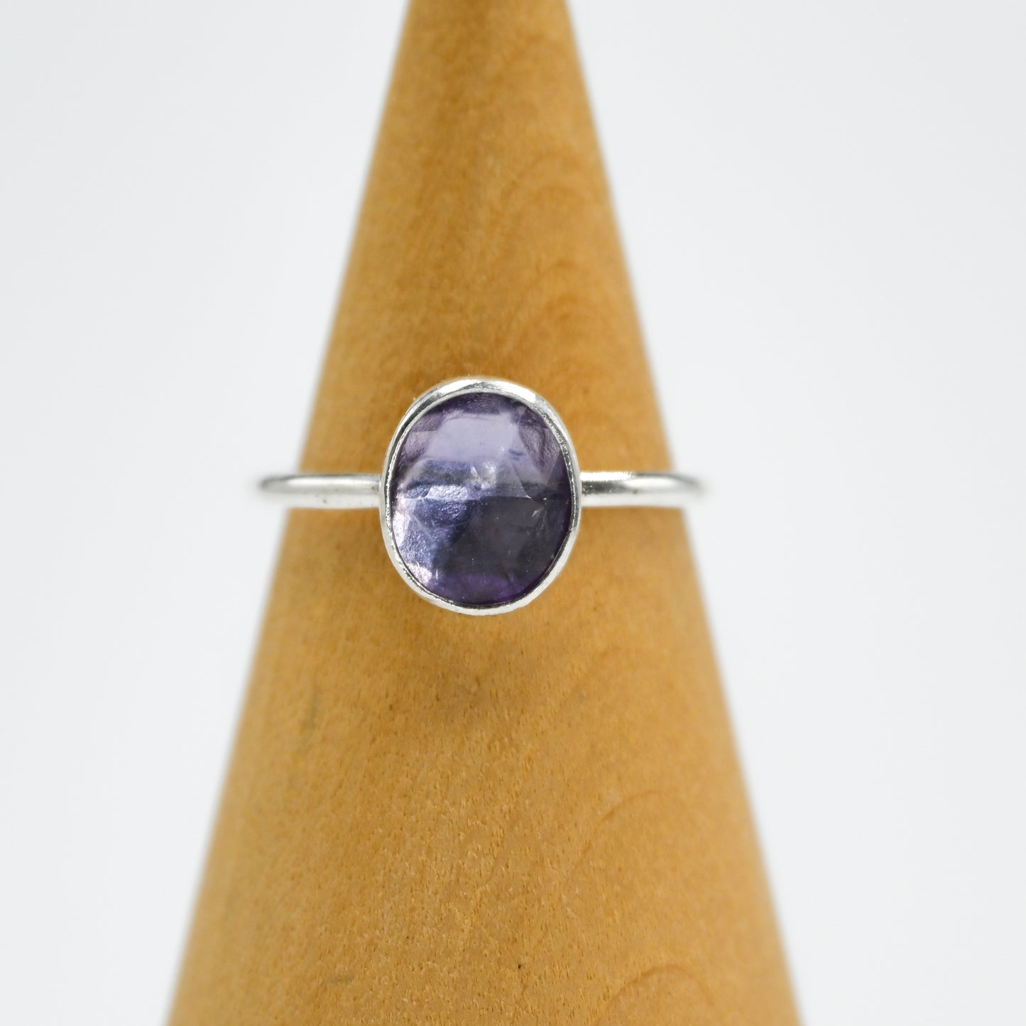 Rose cut amethyst size 7.5