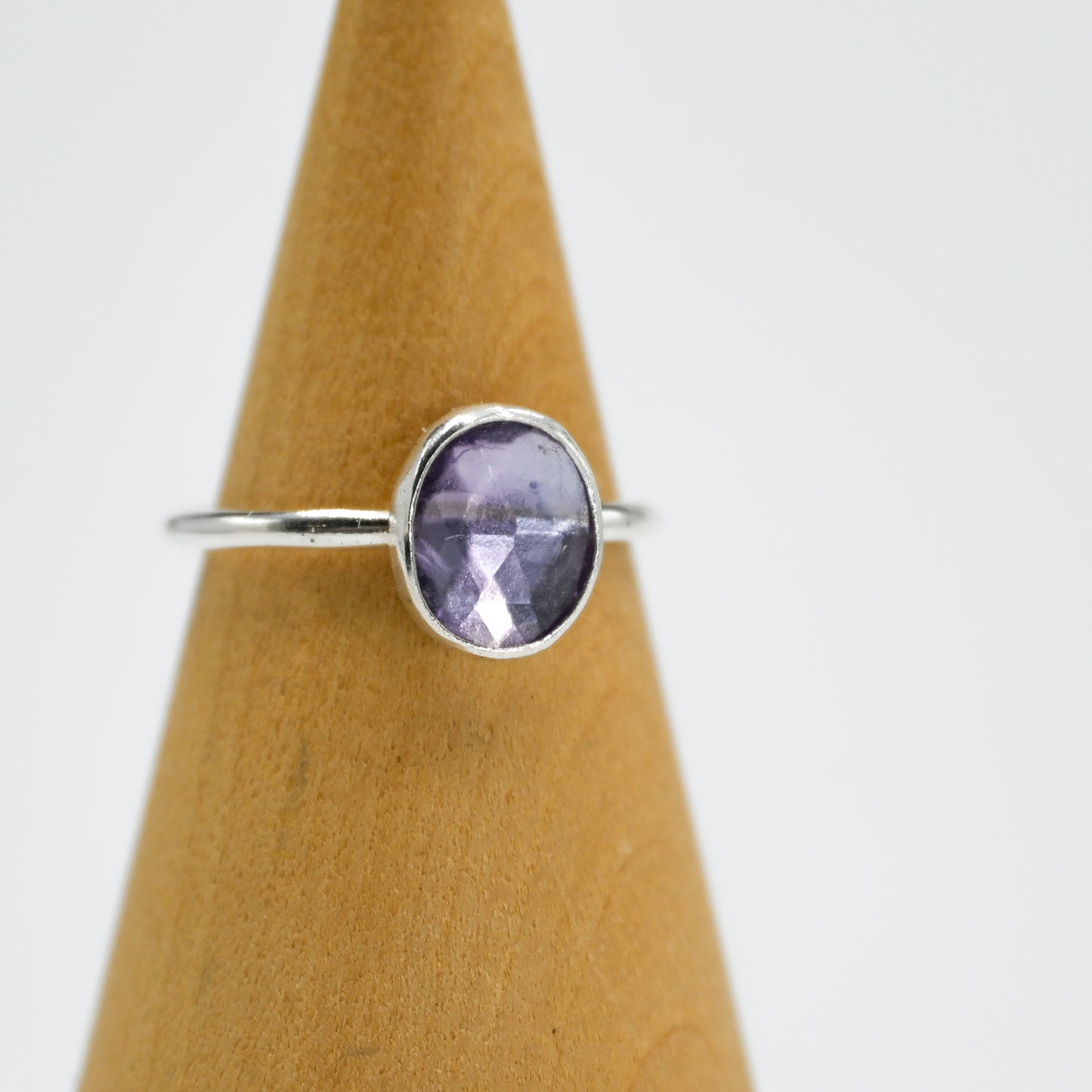Rose cut amethyst size 7.5