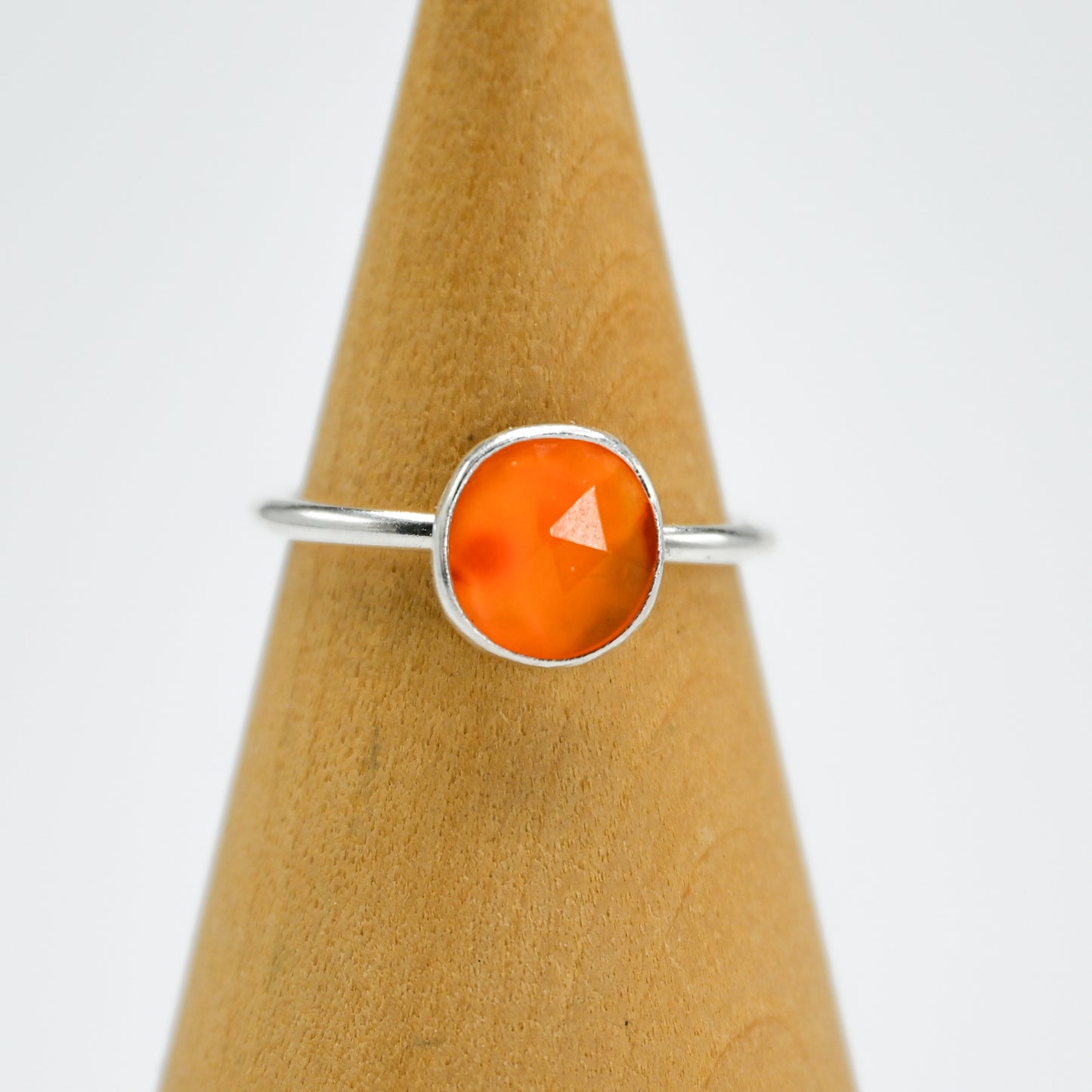 Rose cut carnelian size 7.75