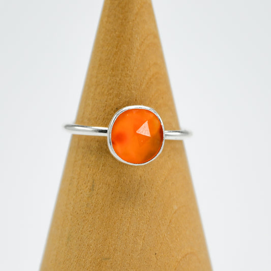 Rose cut carnelian size 7.75