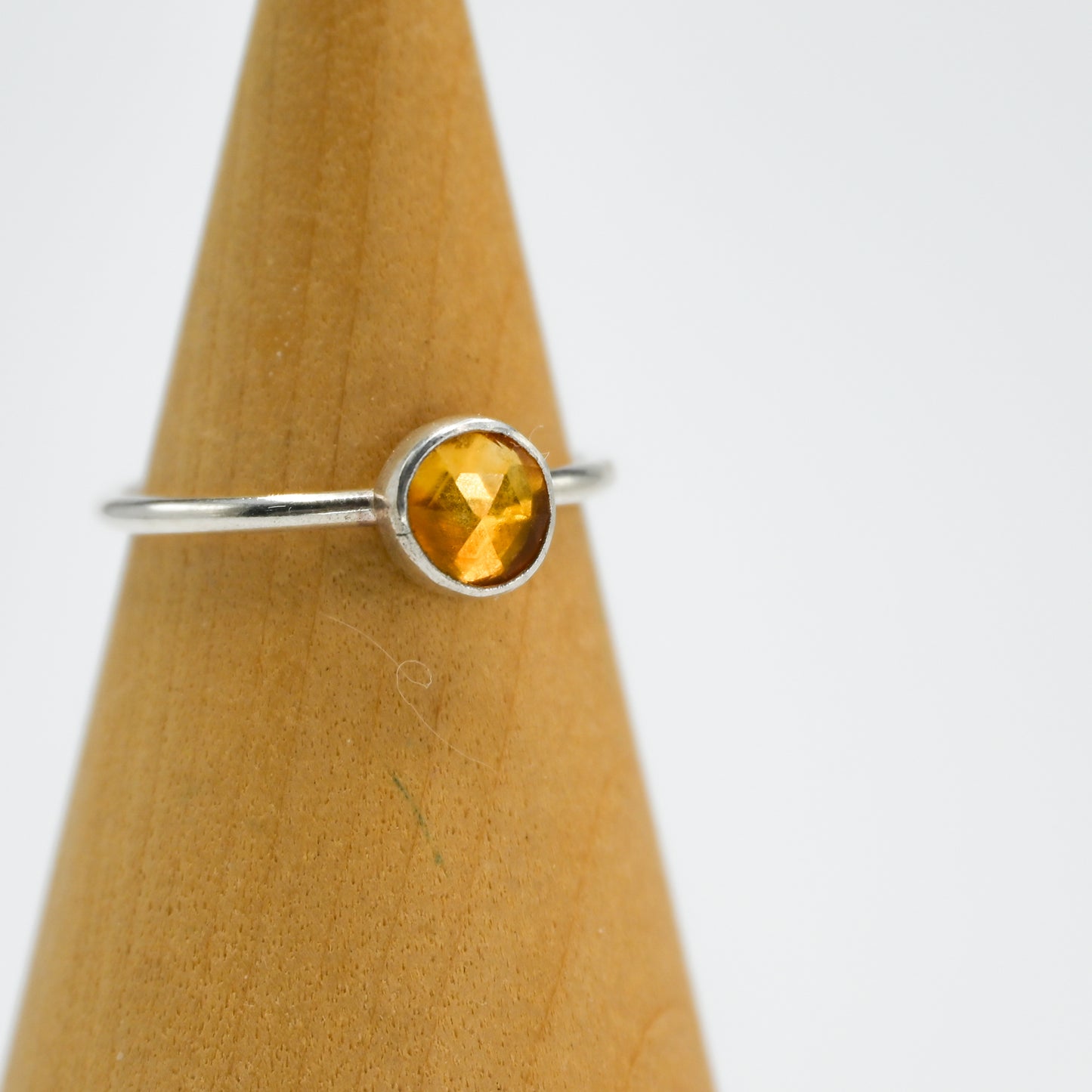 Rose cut citrine size 8