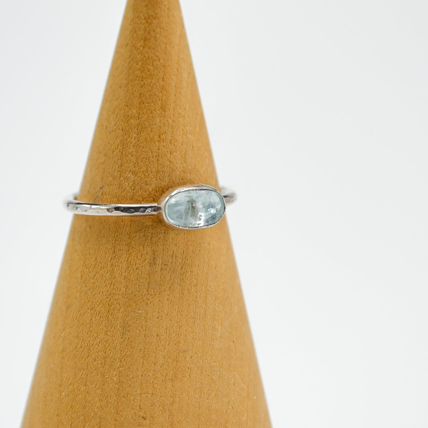 Horizontal rose cut aquamarine 9