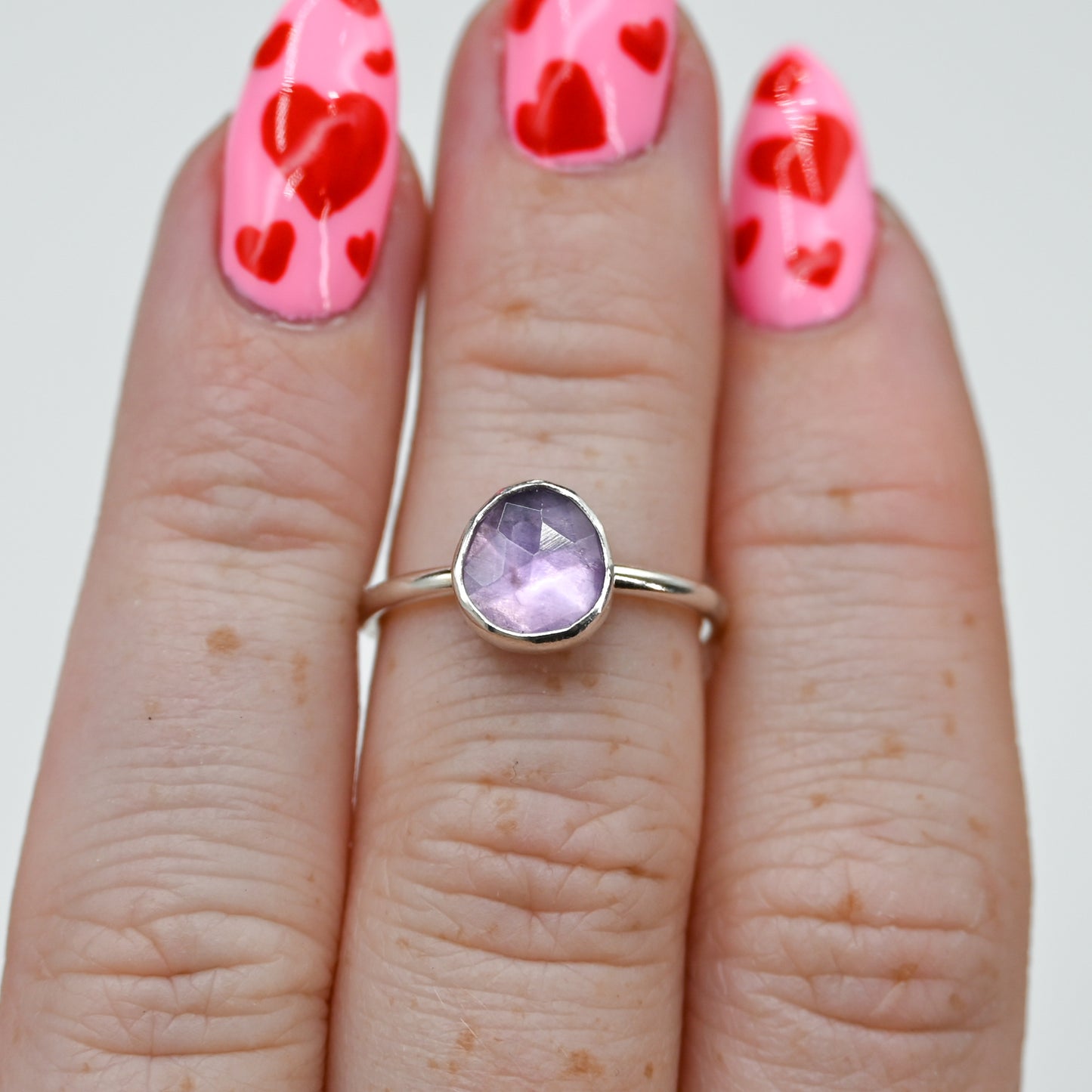Rose cut amethyst size 5.75