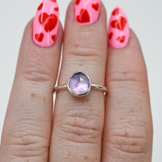 Rose cut amethyst size 5.75