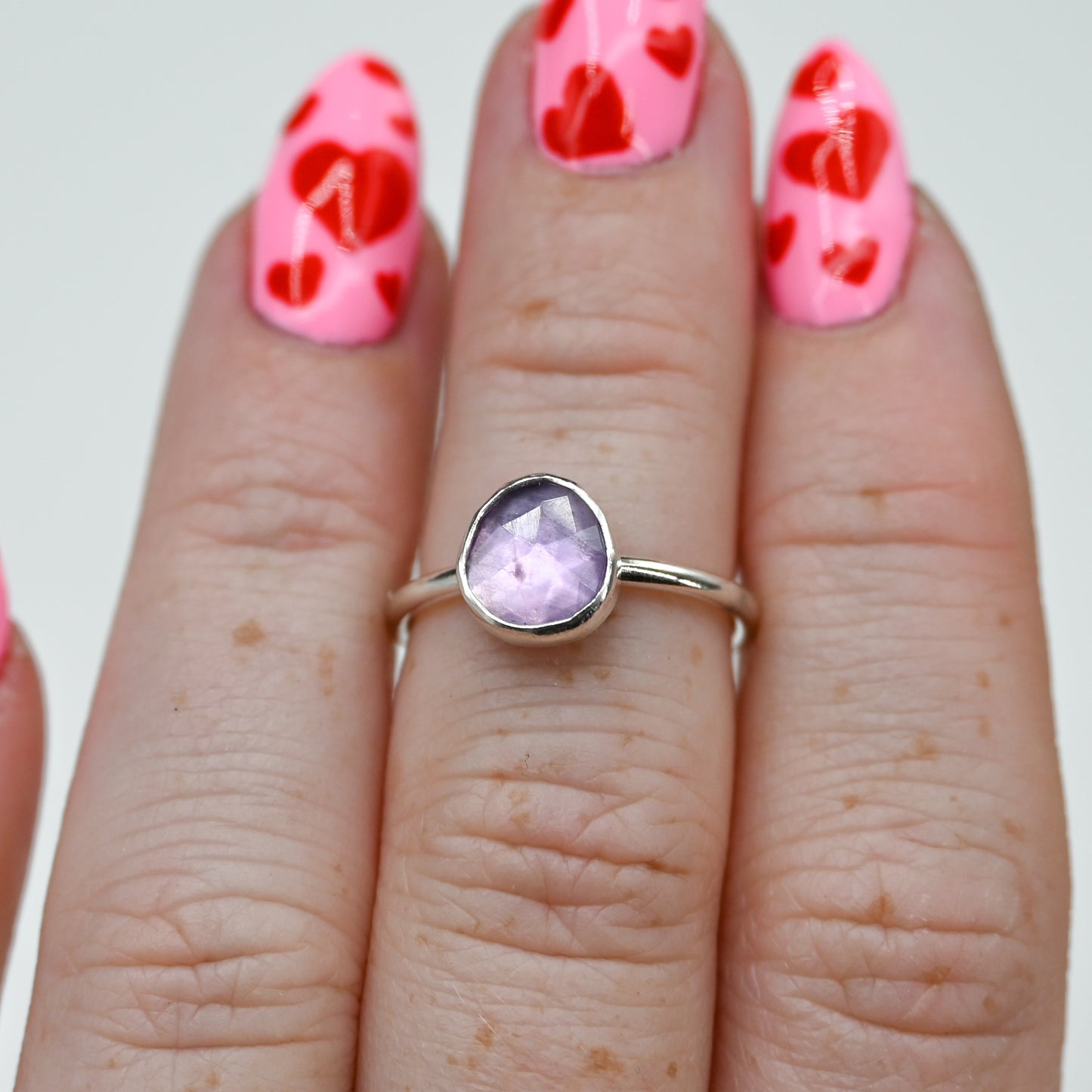 Rose cut amethyst size 5.75