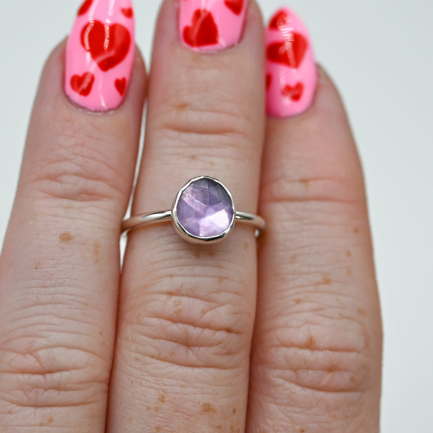 Rose cut amethyst size 5.75