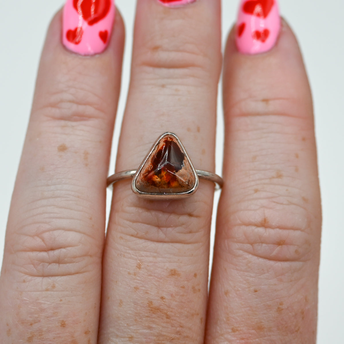 Mexican fire opal size 7