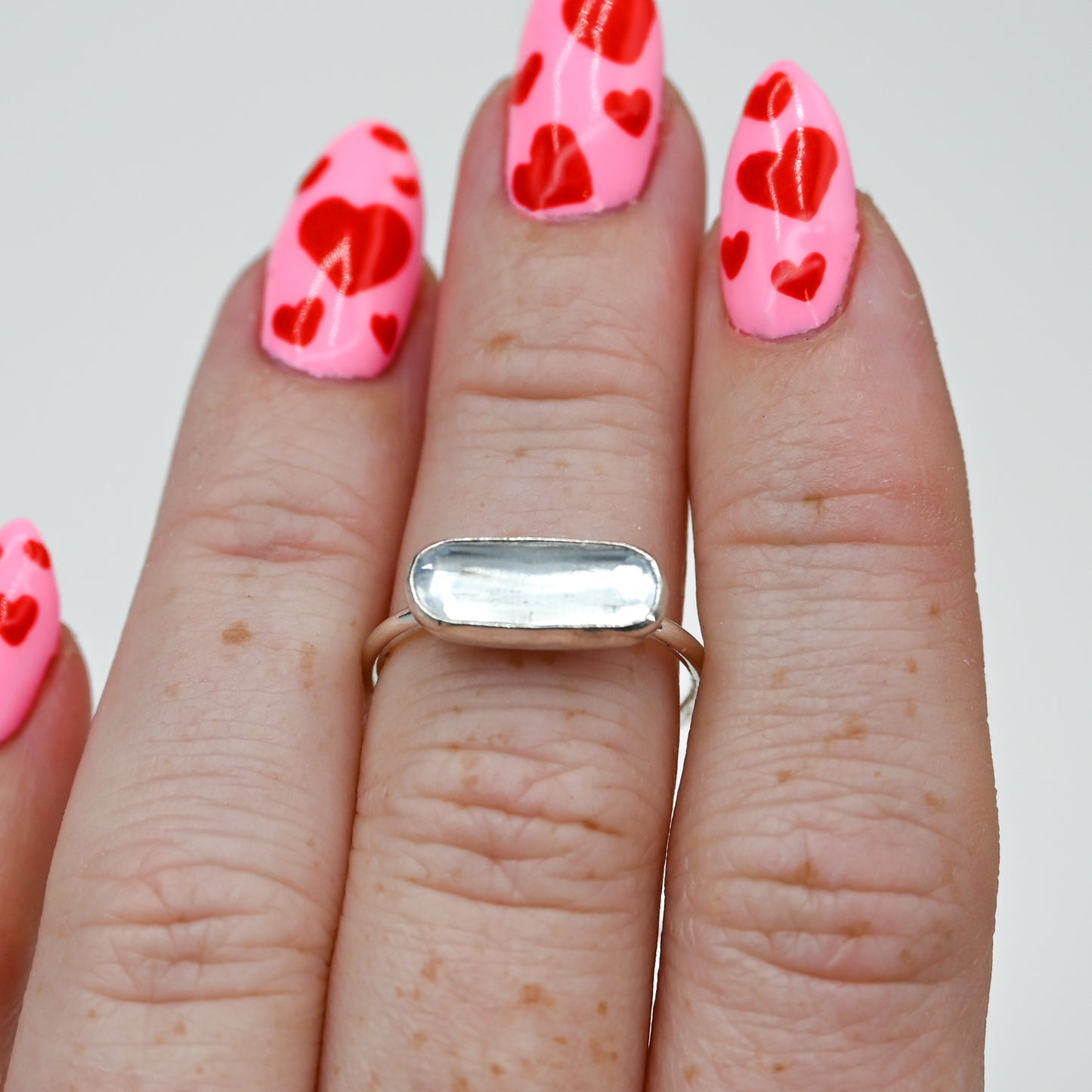 Horizontal rose cut beryl size 7