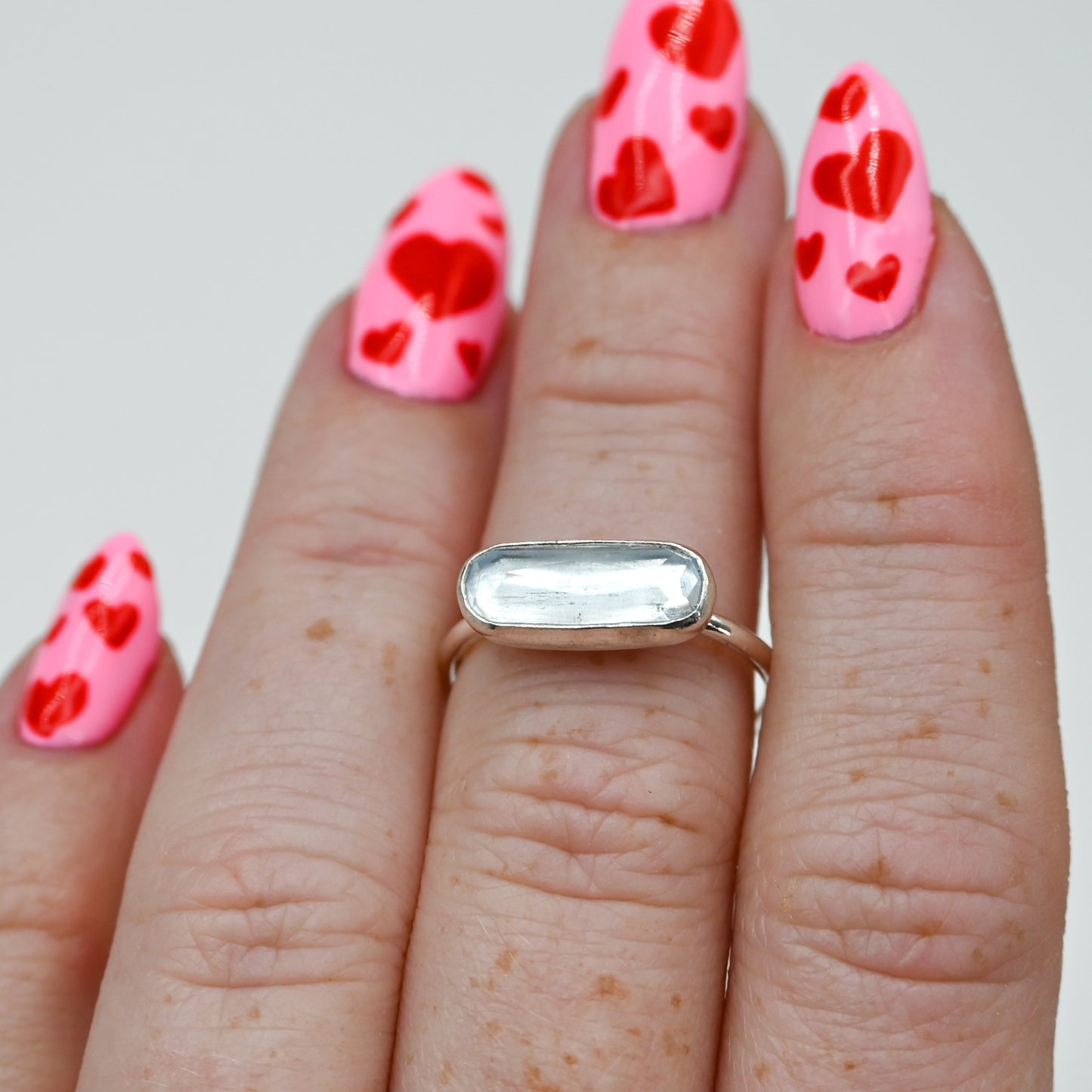 Horizontal rose cut beryl size 7