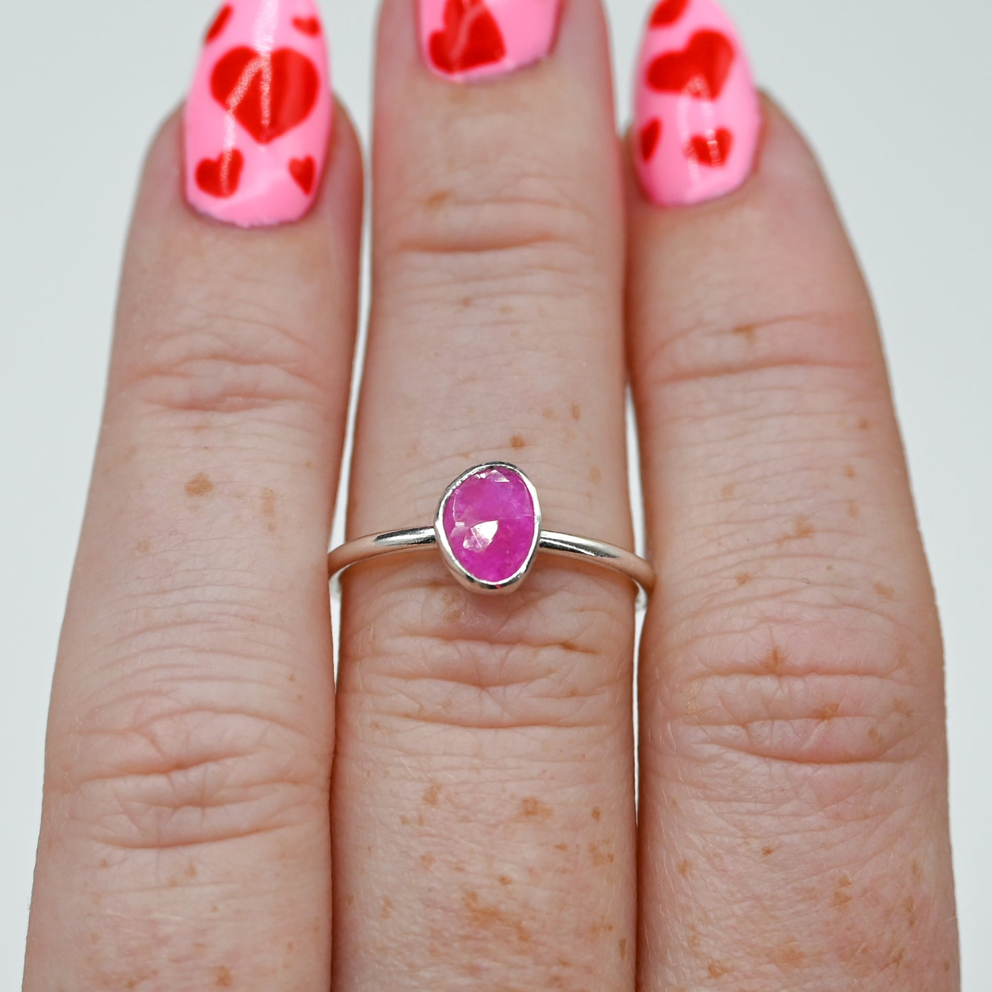 Rose cut ruby size 7.25