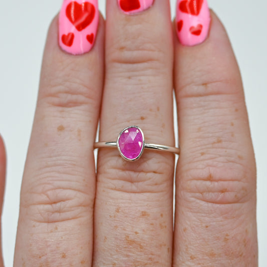 Rose cut ruby size 7.25