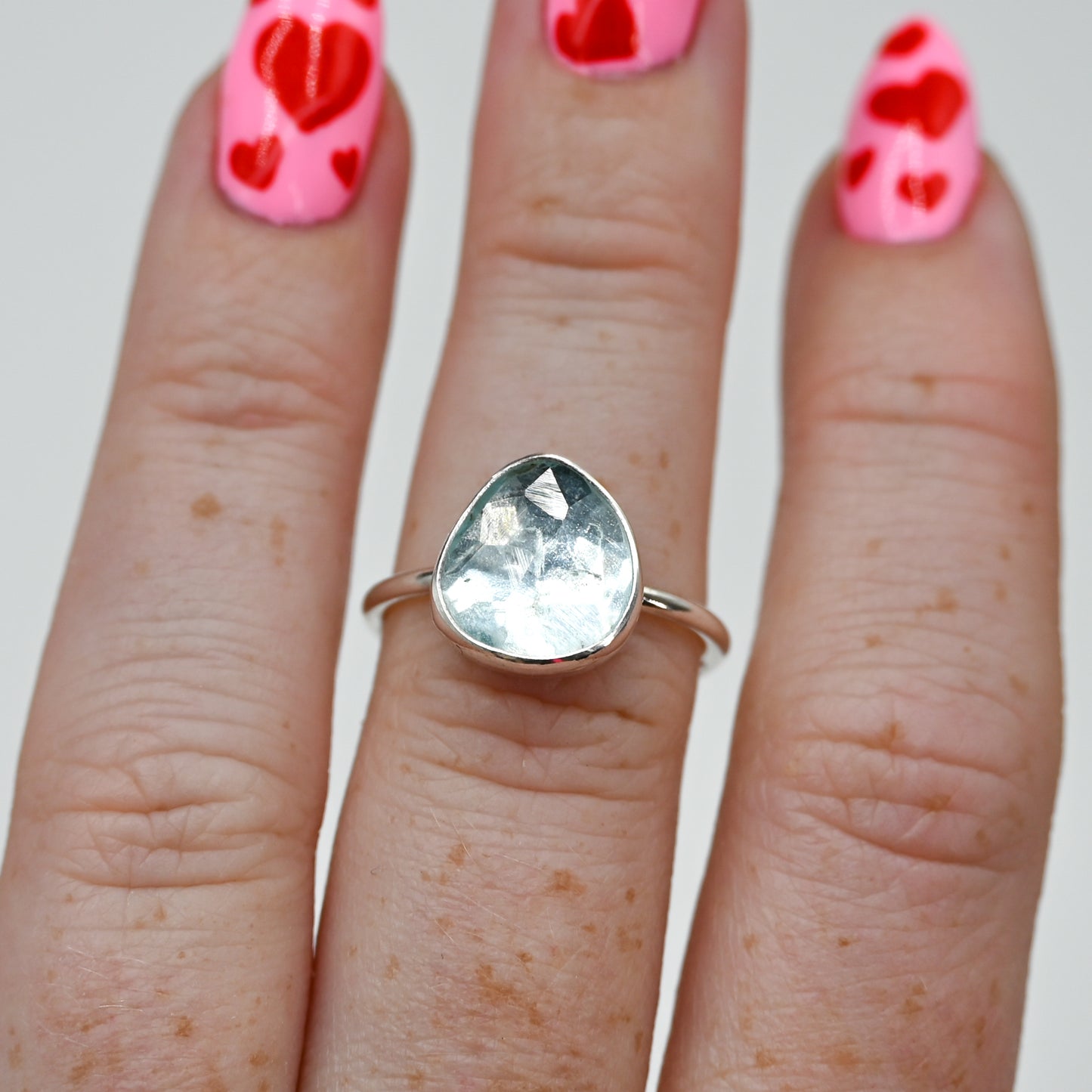 Rose cut aquamarine size 7.25