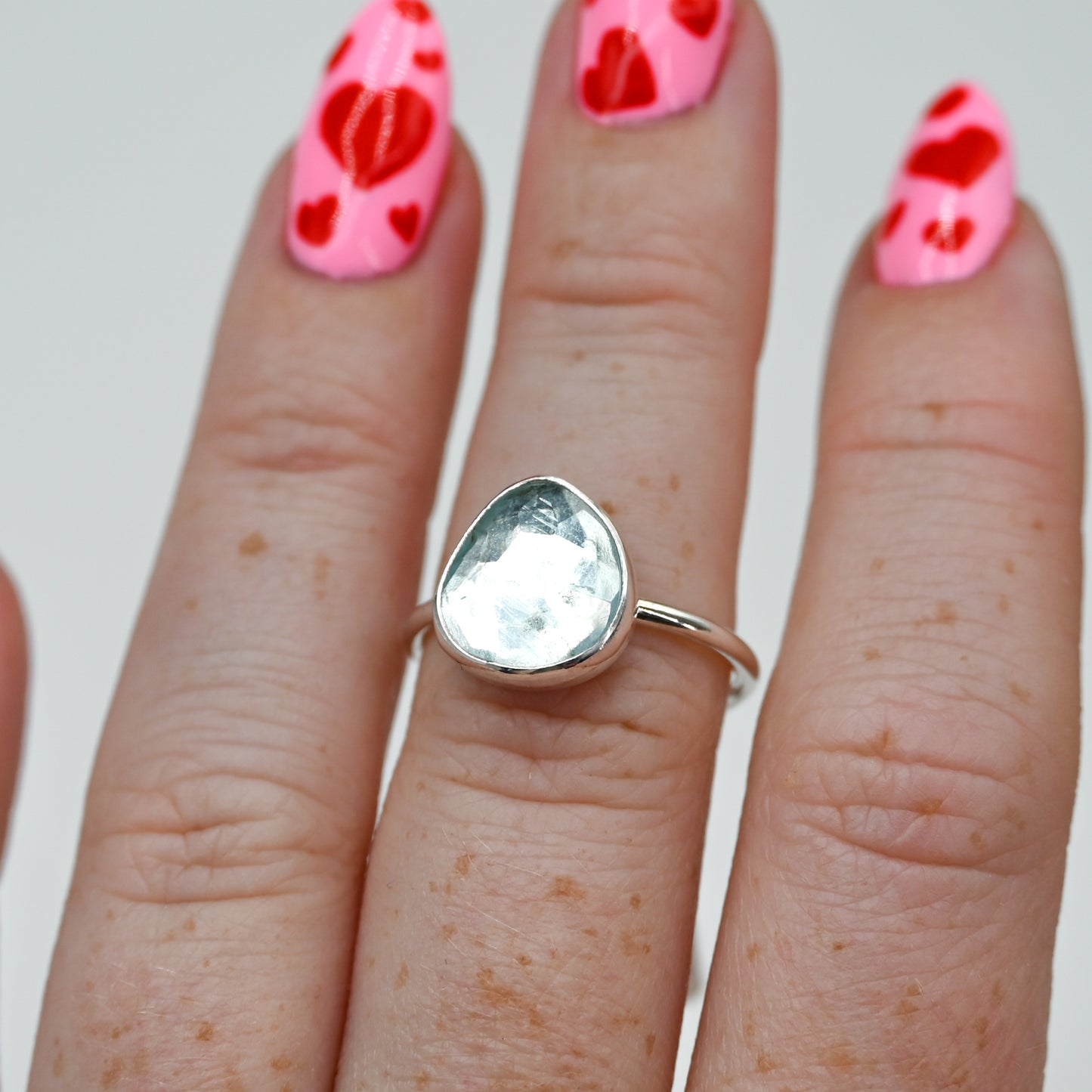 Rose cut aquamarine size 7.25