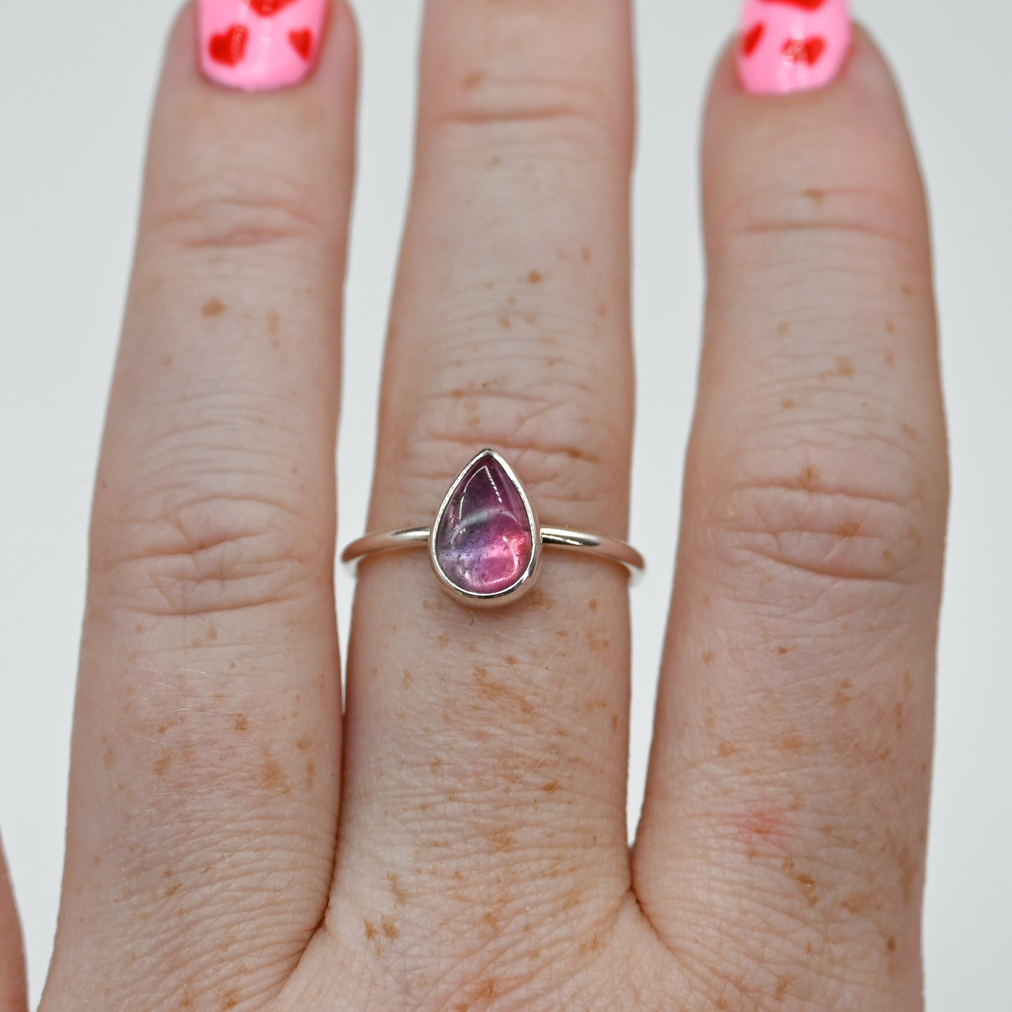 Bicolor tourmaline size 8