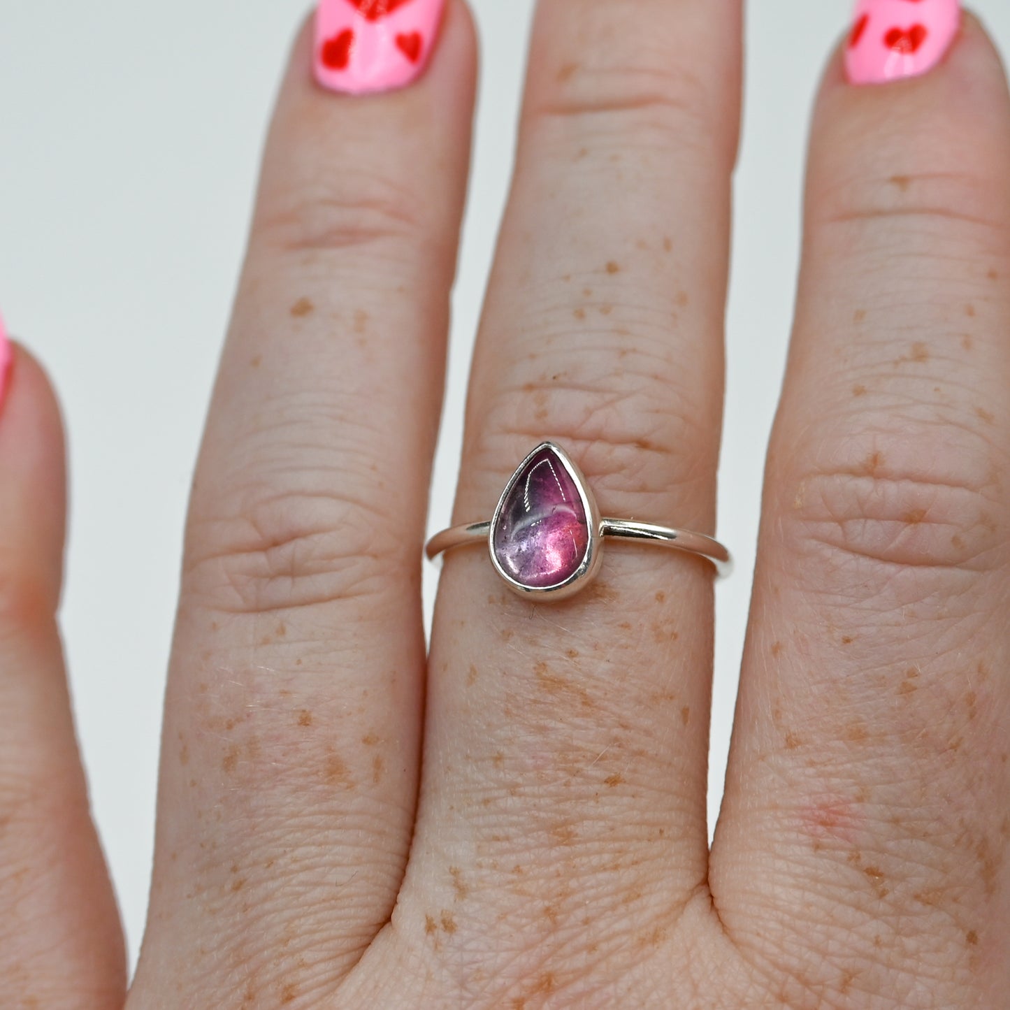 Bicolor tourmaline size 8