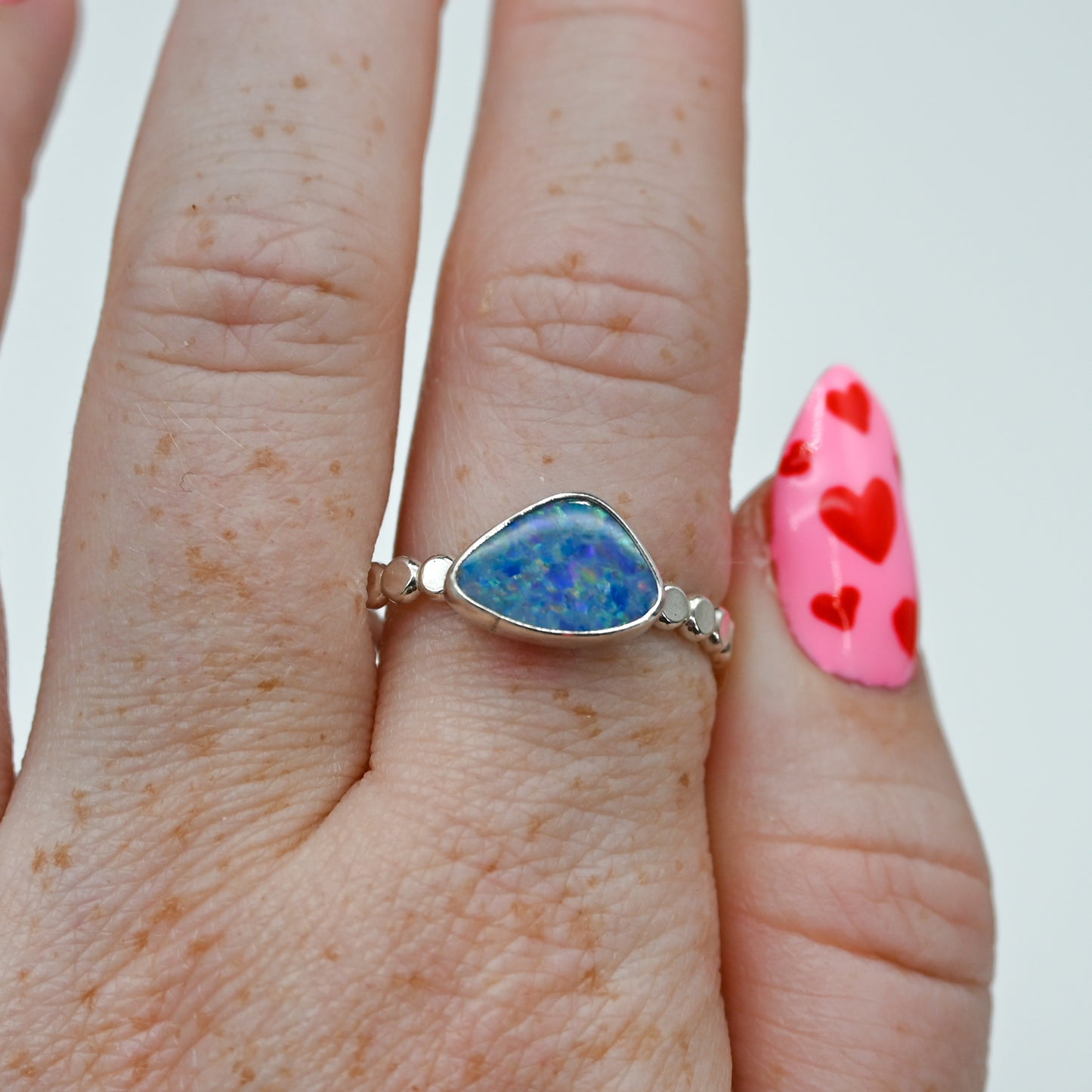 Horizontal Australian opal size 10.25