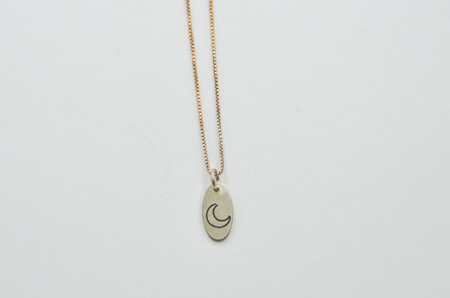 Moon Stamped Necklace