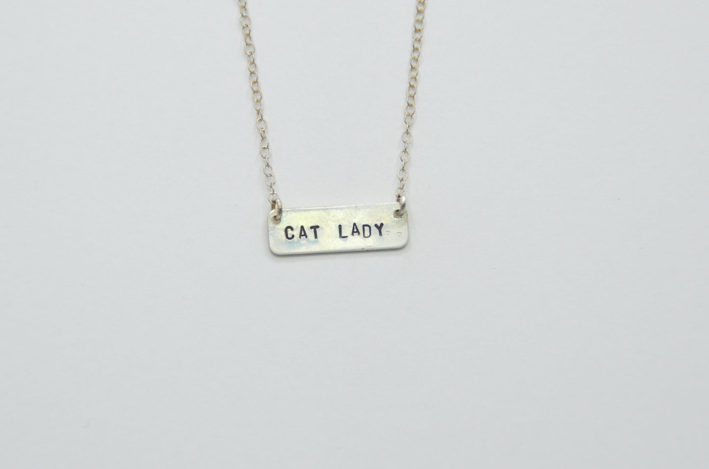 Cat Lady Bar Necklace