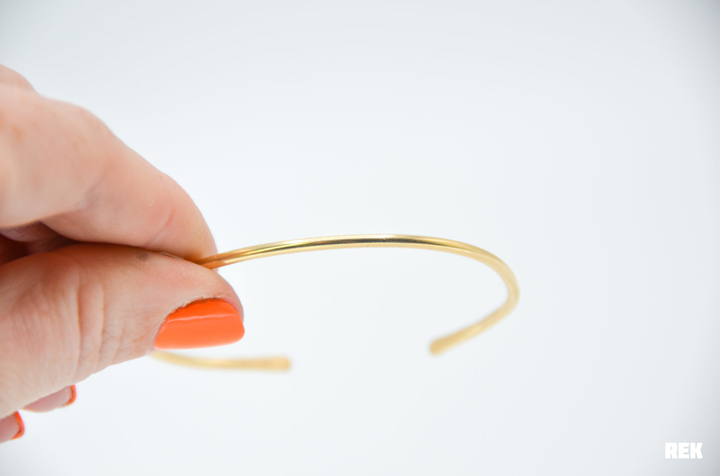 Gold Fill round wire cuff bracelet