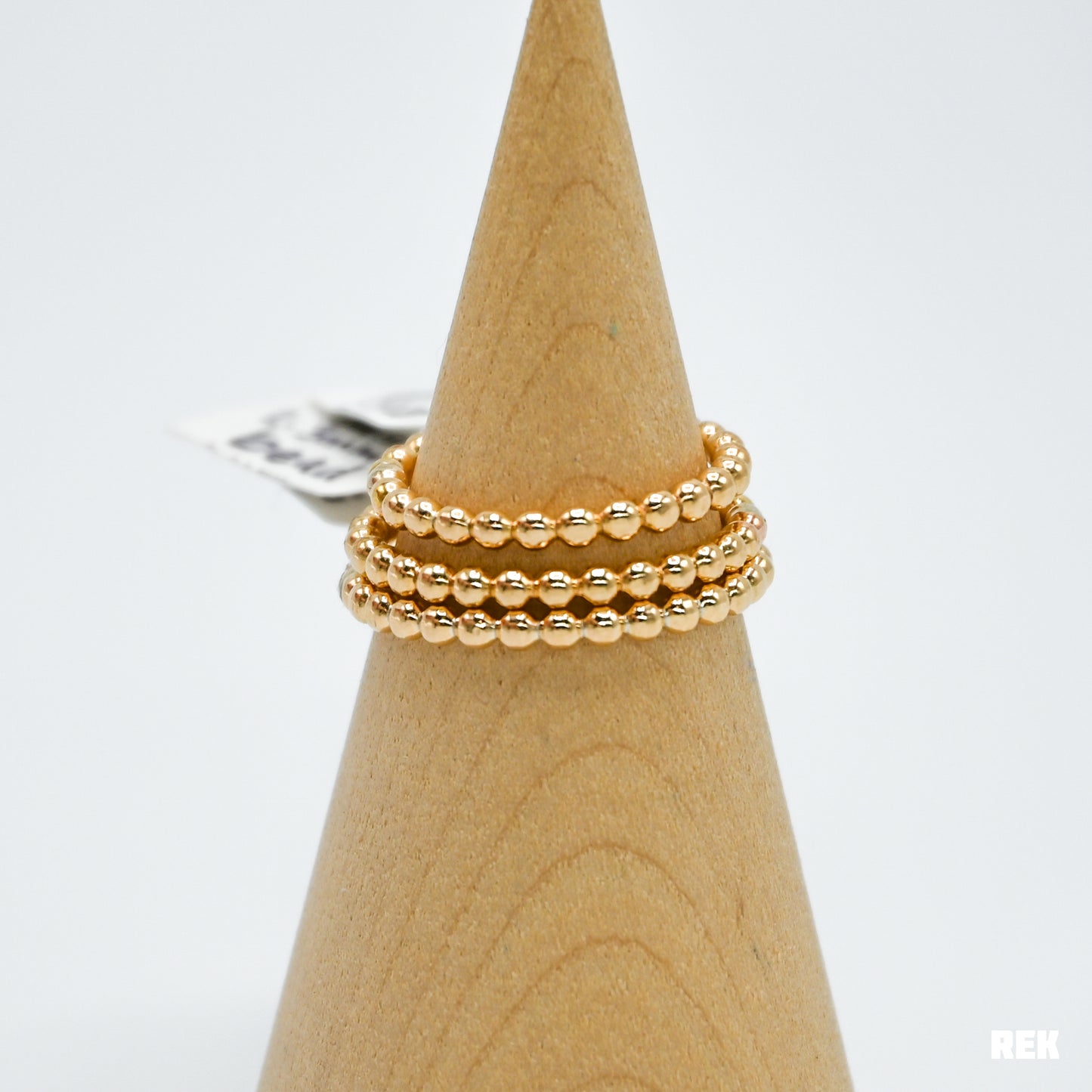 Gold fill 2.3mm full bead stacker